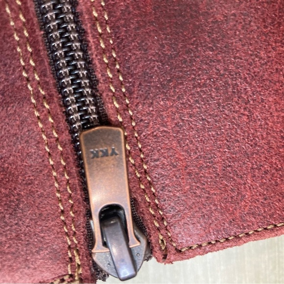 ART Sz 40 Oslo  Leather Stacked Wooden Heel High Ankle Zipper Booties Boots - Picture 5 of 11